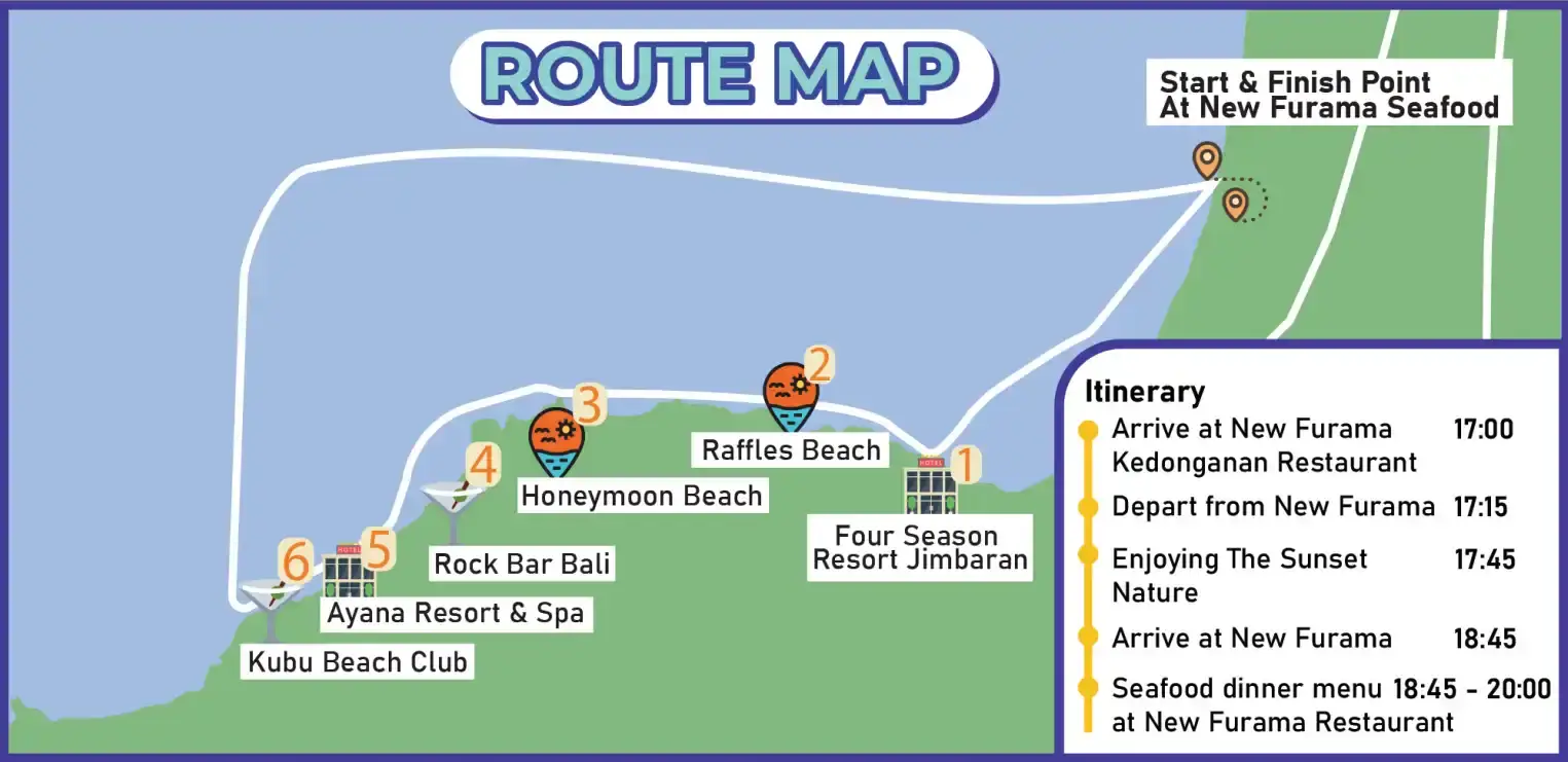 Glass Bottom Tour Route Map